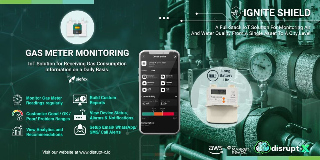 smart gas meter by iot